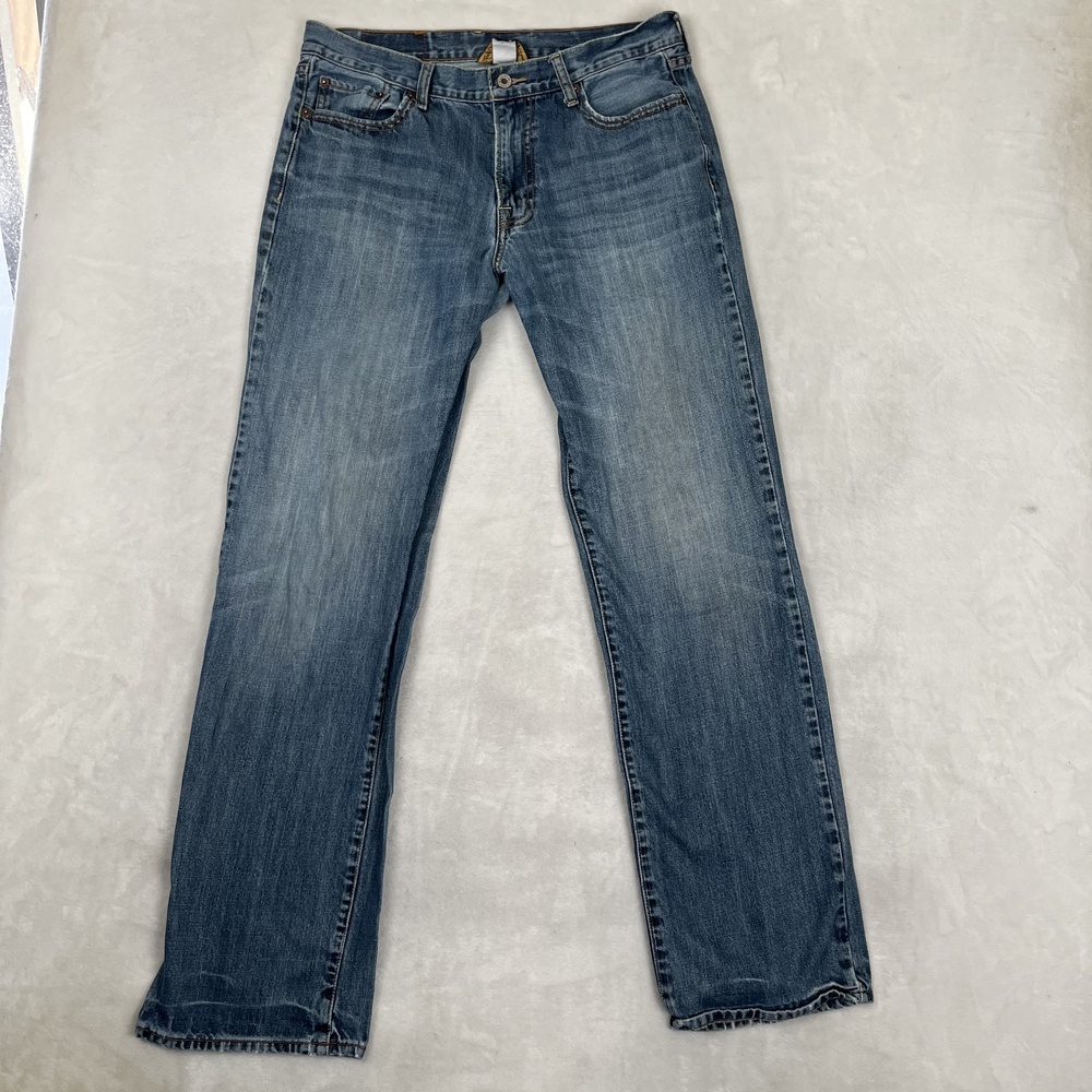 Lucky Brand Jeans Mens 34x34 Blue Regular Straight Denim Medium Wash Pants
